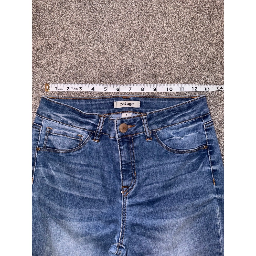 Refuge Women's Dark Blue Skinny Jeans Size 6 - Picture 4 of 7